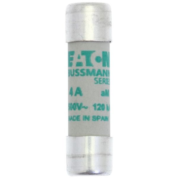 Fuse-link, LV, 4 A, AC 500 V, 10 x 38 mm, aM, IEC image 2