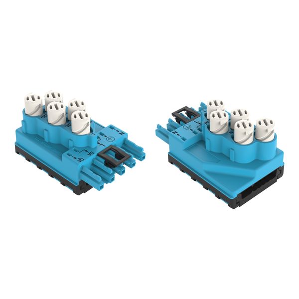 Tap-off module for flat cable 5 x 2.5 mm² blue image 7