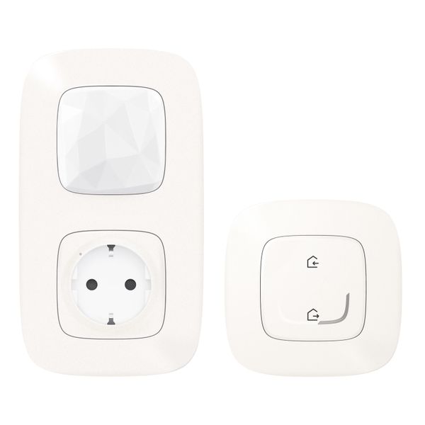 CONNECTED STARTER PACK MASTER SWITCH HOME/AWAY+GWAY OUTLET SCH VALENA ALLURE PEA image 2