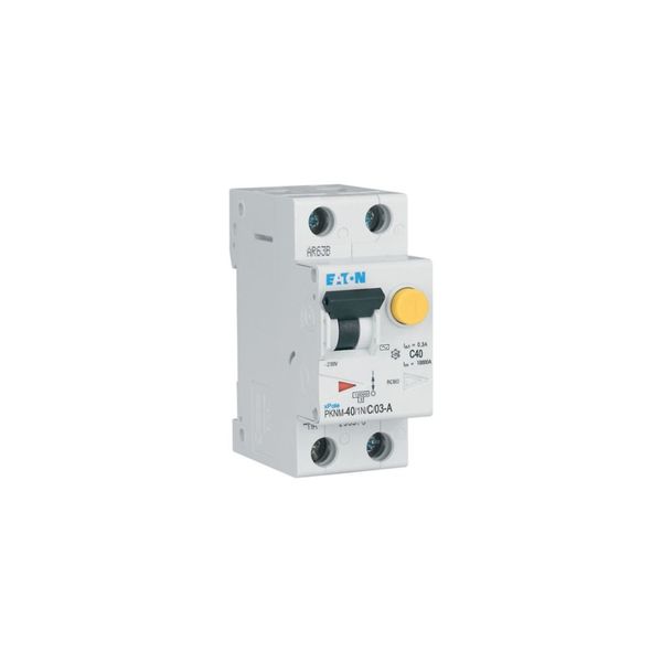 RCD/MCB combination, 40 A, 300 mA, MCB trip characteristic: C, 1p+N, RCD trip characteristic: A image 19