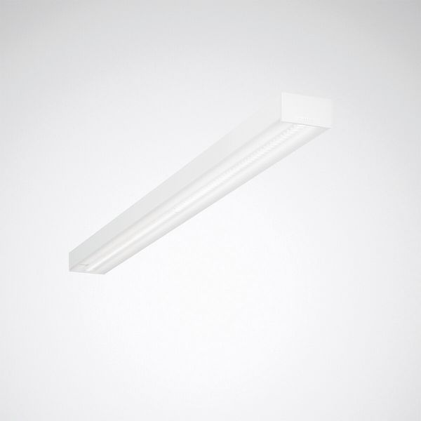 Surface-mounted luminaire Solvan Flow D Lens White rectangular ET 27W 4000lm Wide reduced glare UGR19 (W19) IK03 3 SDCM 7573340 image 1