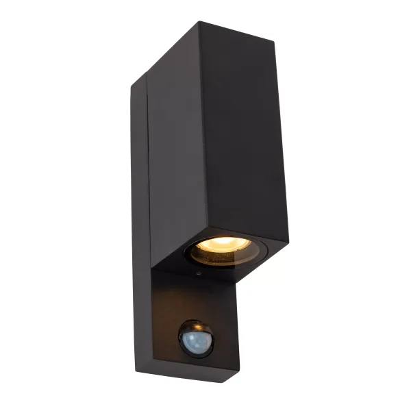 ZARO IR Wall spotlig. Outd.-Black-2xGU10-7W-IP65 image 1