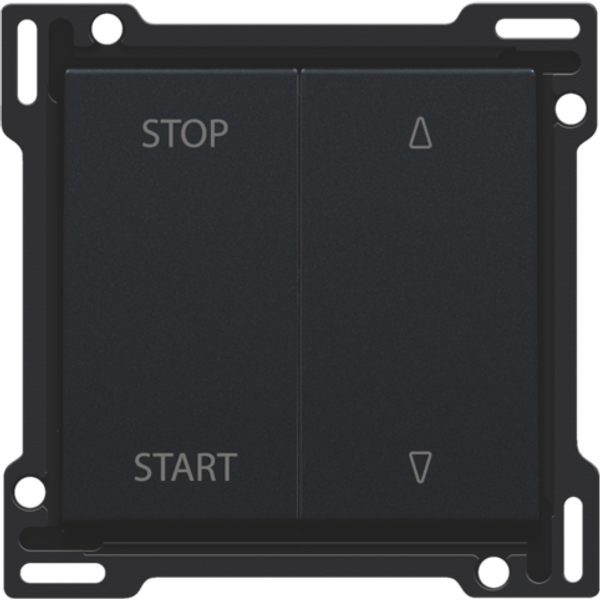 Finishing set for electrically separated roll-down shutter switch, bla image 1