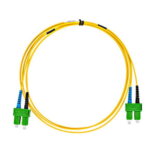 FO Patchcord Duplex SC/APC  /  SC/APC, 9/125æm OS2, LS0H-3 image 1