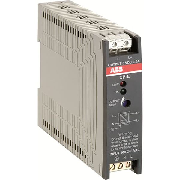 CP-E 5/3.0 Power supply In:100-240VAC Out: 5VDC/3.0A image 1