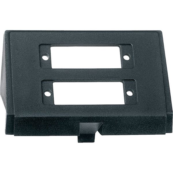 Slot for Duplex SC, black, System M, System Design, System Surface image 1