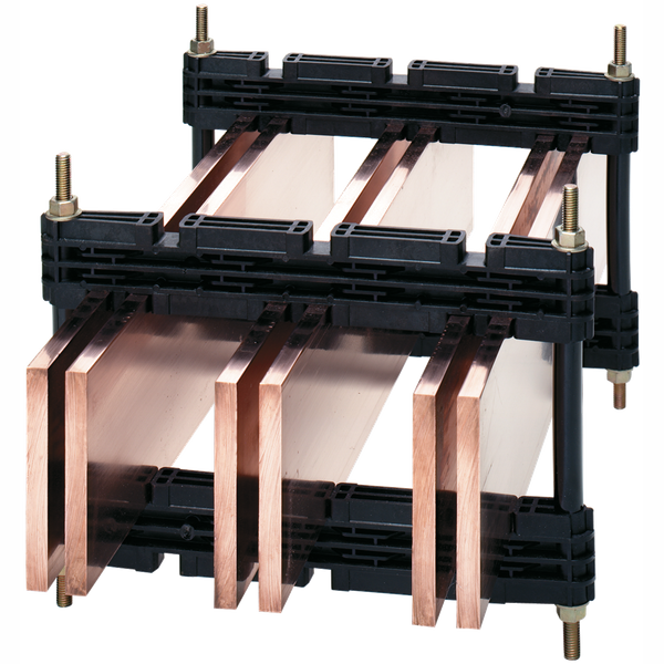 3 poles edgewise mounting busbar support type SB C 10 for 1..3 bars th image 1