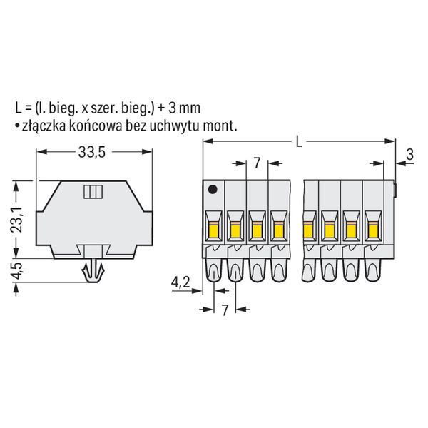 2-conductor terminal strip;suitable for Ex e II applications;7-pole;li image 4