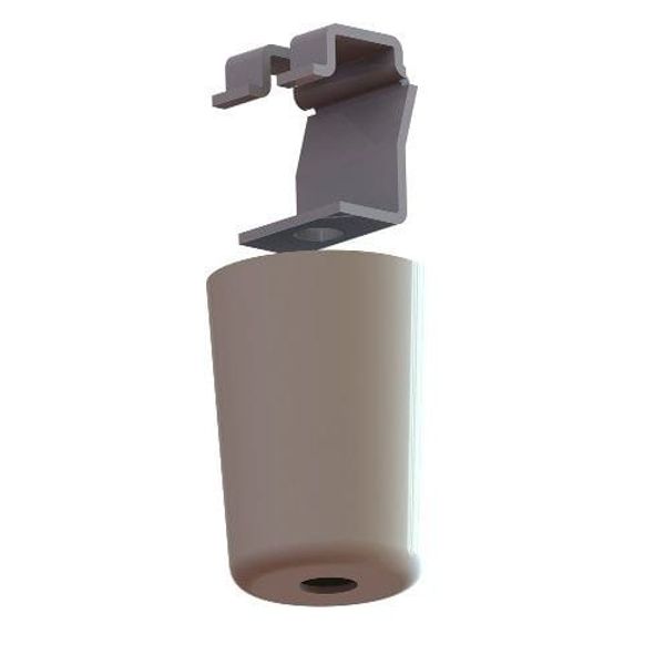 UNIPRO CBC W Ceiling bracket with cup, white image 1