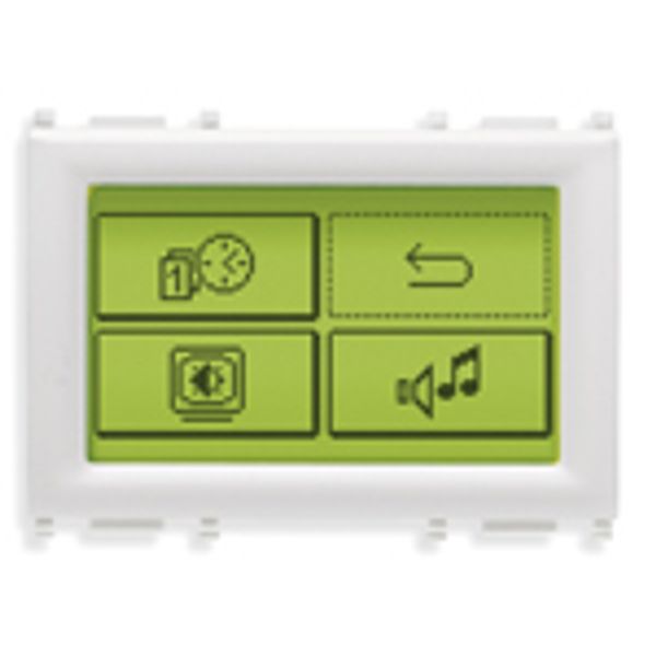 Monochrome touch screen KNX 3M white image 1