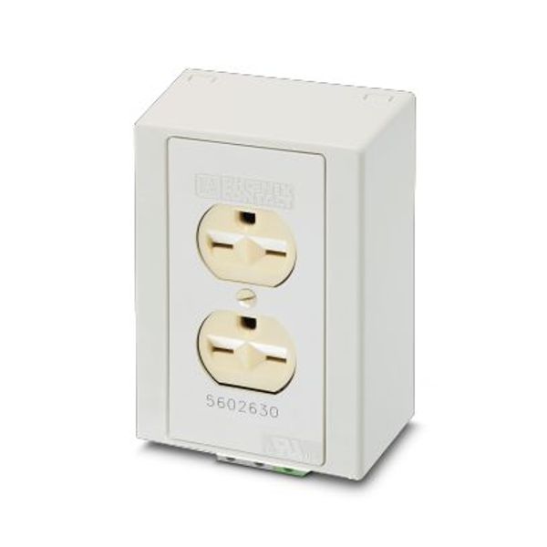 Socket outlet for distribution board Phoenix Contact EM-DUO 250/15 250V 15A AC image 1