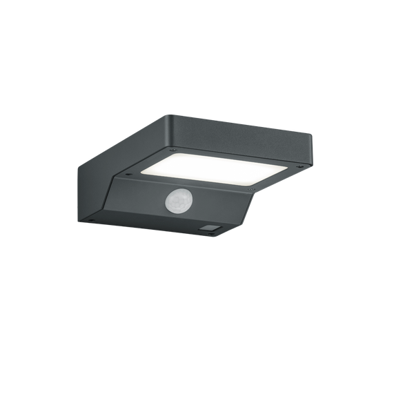 Fomosa solar wall lamp anthracite motion sensor image 1