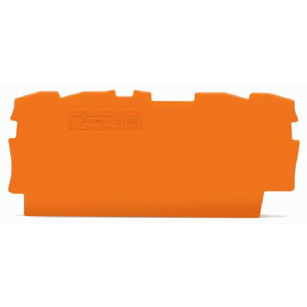 2000-1492 End and intermediate plate; 0.7 mm thick; orange image 2