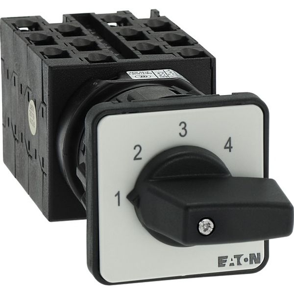 Step switches, T0, 20 A, centre mounting, 6 contact unit(s), Contacts: 12, 45 °, maintained, Without 0 (Off) position, 1-4, Design number 8271 image 8