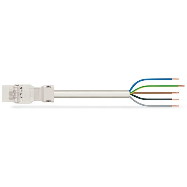 pre-assembled connecting cable Eca Plug/open-ended white image 4