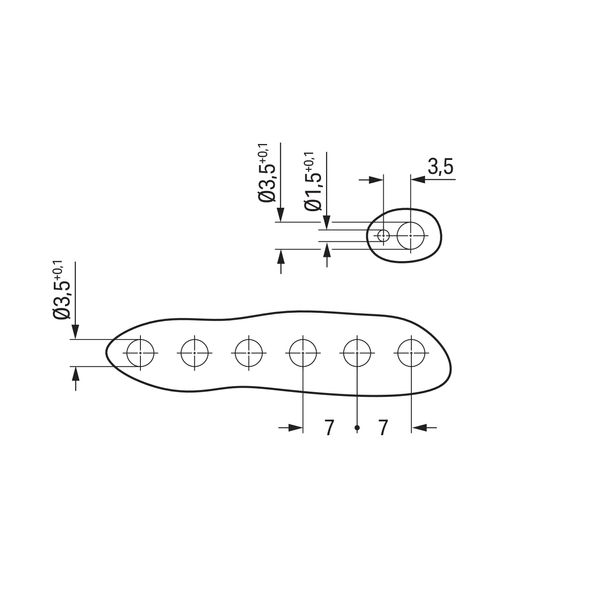 1-conductor male connector Push-in CAGE CLAMP® 1.5 mm² light gray image 5