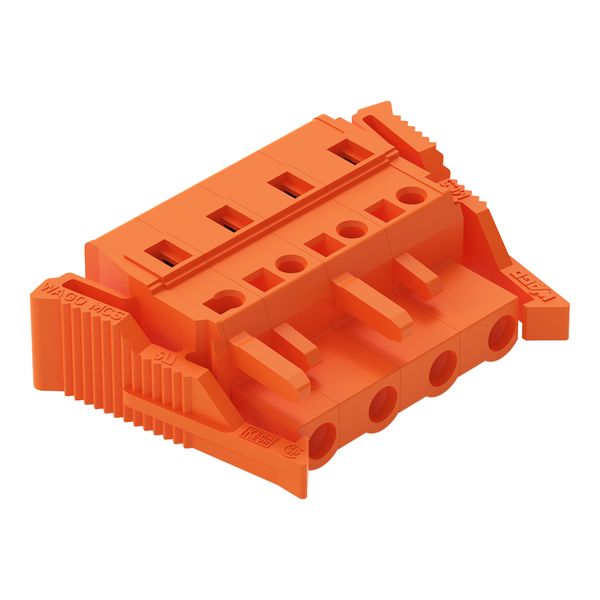 1-conductor female connector CAGE CLAMP® 2.5 mm² orange image 1