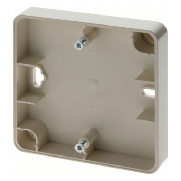 Centre plate for cable out., arsys, brown glossy image 3