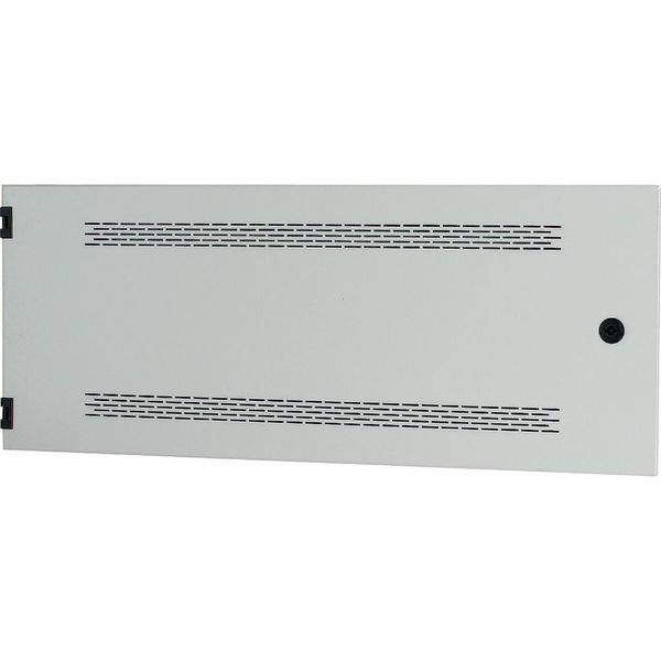 Section wide door, ventilated, HxW=325x800mm, IP31, grey image 6