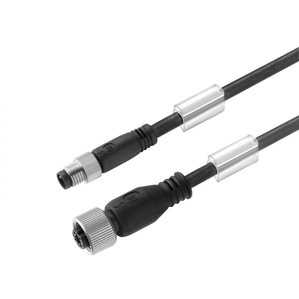 Sensor-actuator Cable (assembled), Connecting line, M12 / M8, Number o image 2