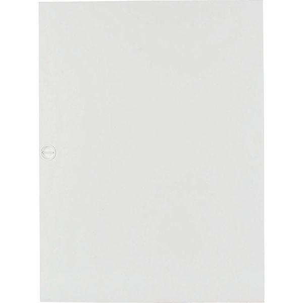 Flush mounted steel sheet door white, for 24MU per row, 3 rows image 5