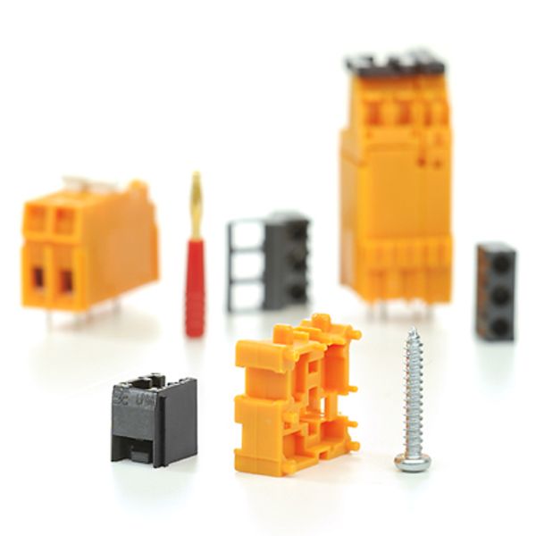 PCB terminal, Intermediate plate, Number of poles: 1, Conductor outlet image 2