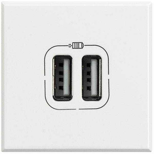 AXOLUTE - DOUBLE USB CHARGER WHITE image 2