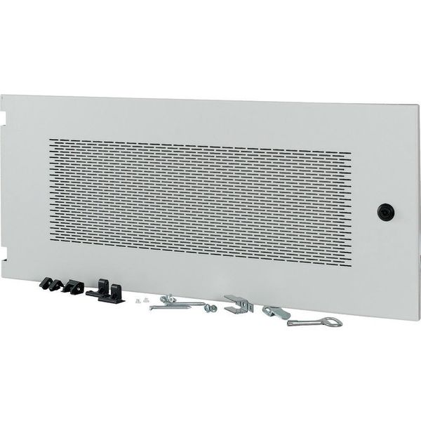 Section wide door, ventilated, HxW=350x800mm, IP31, grey image 5