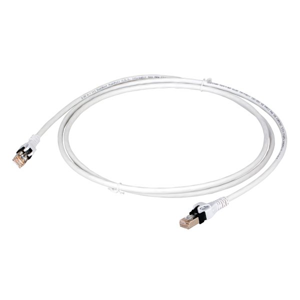 Push Pull Patchcord RJ45 shielded Cat.6a 10GB LS0H grey 5.0m image 5