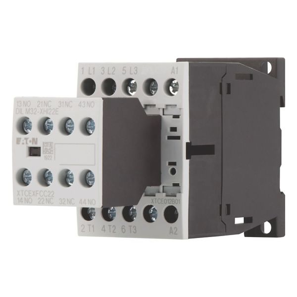 Contactor, 380 V 400 V 5.5 kW, 2 N/O, 2 NC, 230 V 50 Hz, 240 V 60 Hz, AC operation, Screw terminals image 9