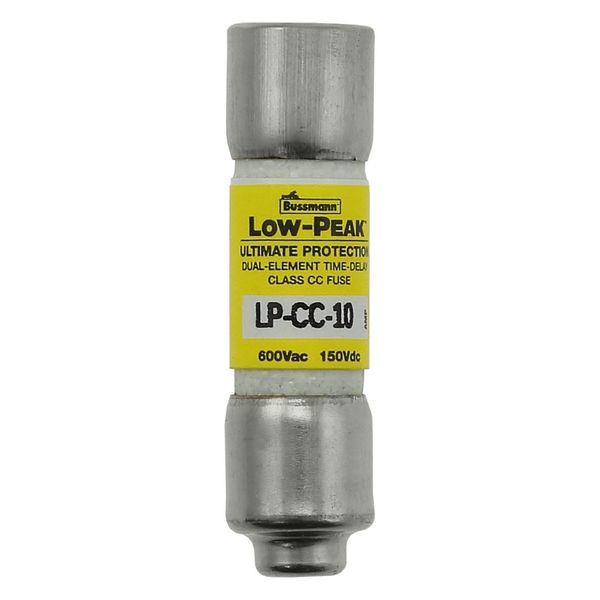 Fuse-link, LV, 10 A, AC 600 V, 10 x 38 mm, CC, UL, time-delay, rejection-type image 1