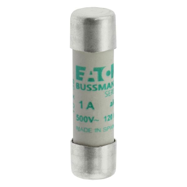 Fuse-link, LV, 1 A, AC 500 V, 10 x 38 mm, aM, IEC image 6