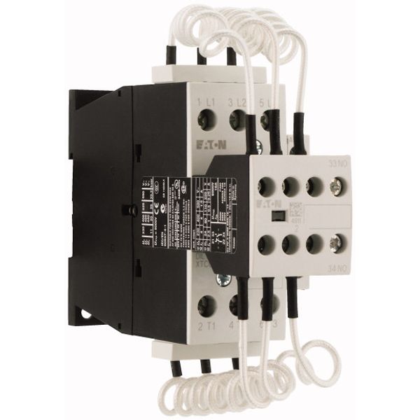 Contactor for capacitors, with series resistors, 12.5 kVAr, 24 V 60 Hz image 3