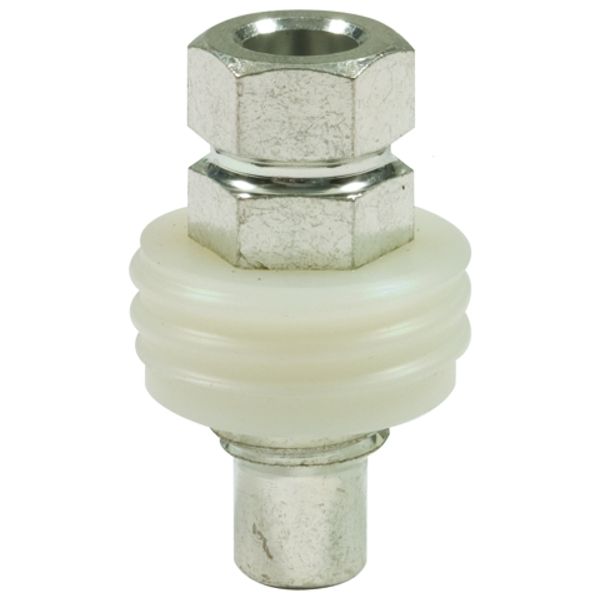 Screw-in earthing insert size E27 with insulated thread image 1