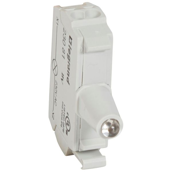 ACS BLOCK LED 230V RED CAGE CL image 1
