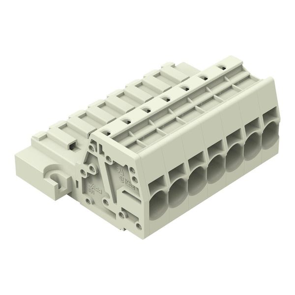 831-3207/109-000 1-conductor male connector; Push-in CAGE CLAMP®; 10 mm² image 1