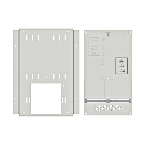 Set Meter box insert 1-row, 1 meter board / 8 Modul heights image 1