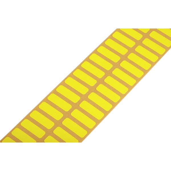 Textile labels for Smart Printer permanent adhesive yellow image 1