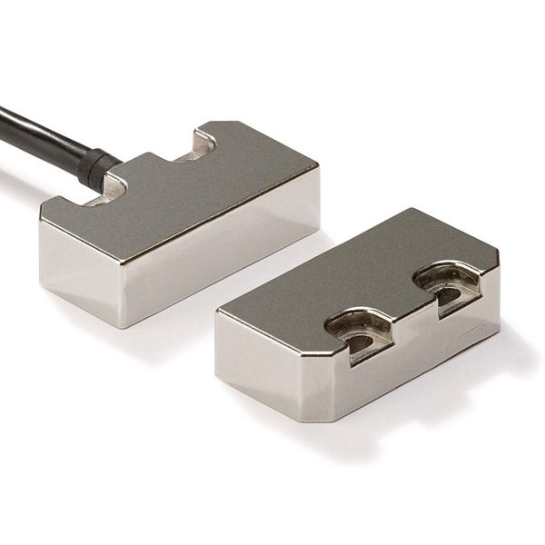 Non-contact door switch, reed, small stainless steel, 2NC+1NO, M12 con image 2