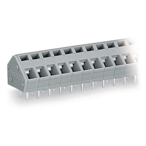 PCB terminal block 2.5 mm² Pin spacing 5/5.08 mm light gray image 2