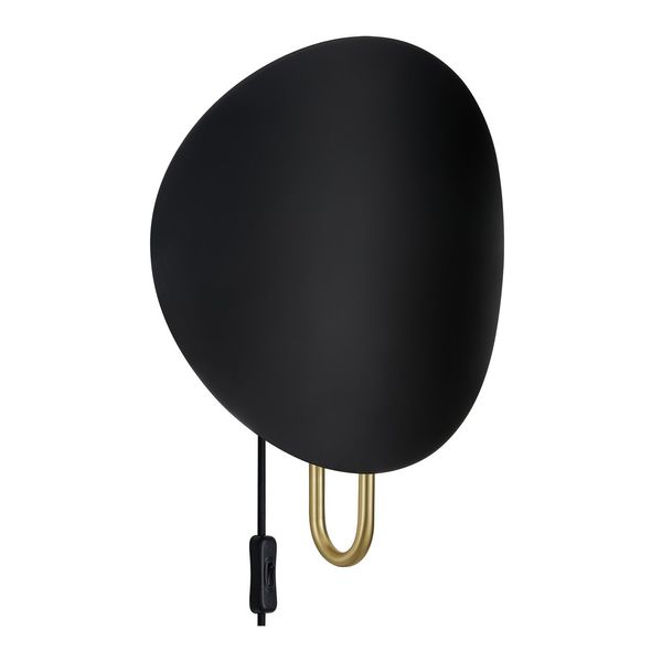 Spargo | Wall light | Black/Brass image 1