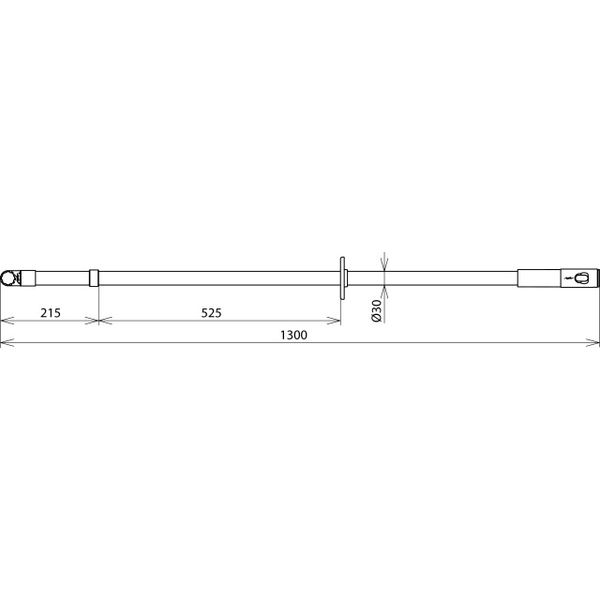 Insulating stick with handle and gear coupling f. damp cleaning kit MS image 2