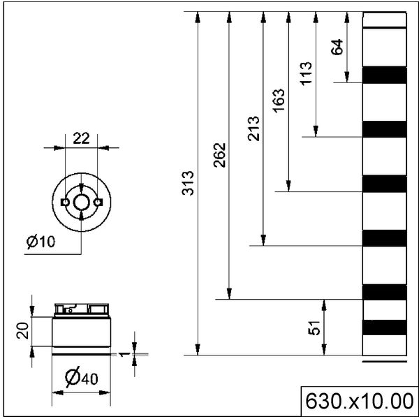 Adapter for base mount. BWM GY image 3