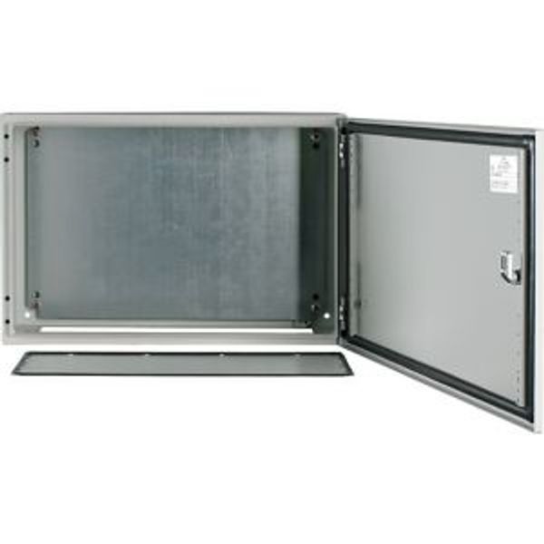 Wall enclosure with mounting plate, HxWxD=400x600x200mm image 3