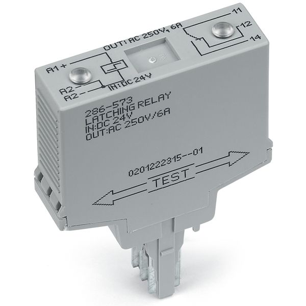 Latching relay module Nominal input voltage: 24 VDC 1 changeover conta image 3