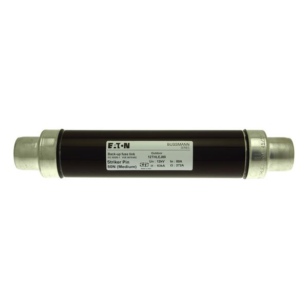 Fuse-link, medium voltage, 80 A, AC 12 kV, 2.5", 64 x 292 mm, back-up, DIN, with striker image 5