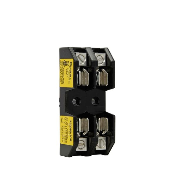 Eaton Bussmann series G open fuse block, 480V, 35-60A, Box Lug/Retaining Clip, Two-pole image 4