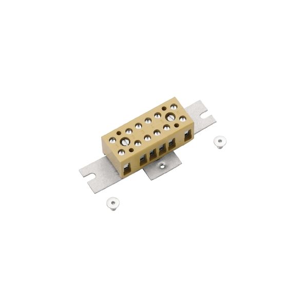 Single- and multi-pole terminal strip, Screw connection, 4 mm², 400 V, image 1