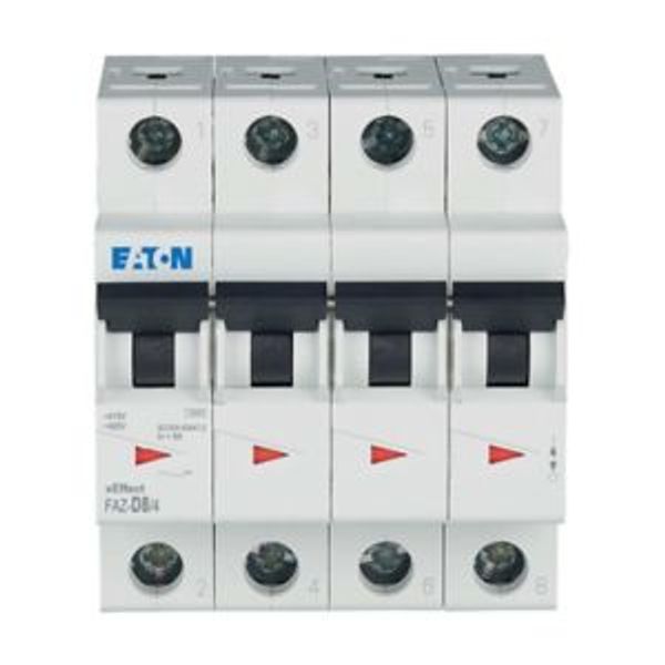 Miniature circuit breaker (MCB), 8 A, 4p, characteristic: D image 13