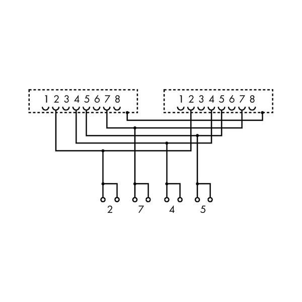 Interface module 2xRJ-45 PCB terminal blocks, double-row image 4